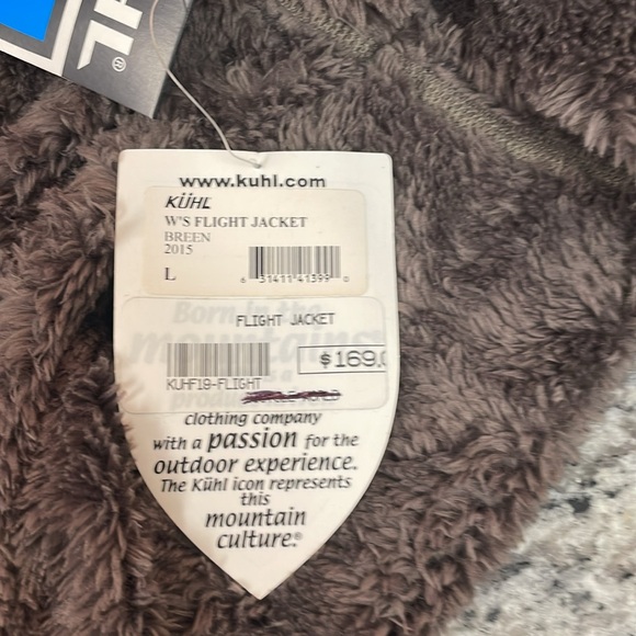 Women’s KUHL Flight Jacket. Color-Breen. Size Large. Zip in hood. NWT - Picture 7 of 8